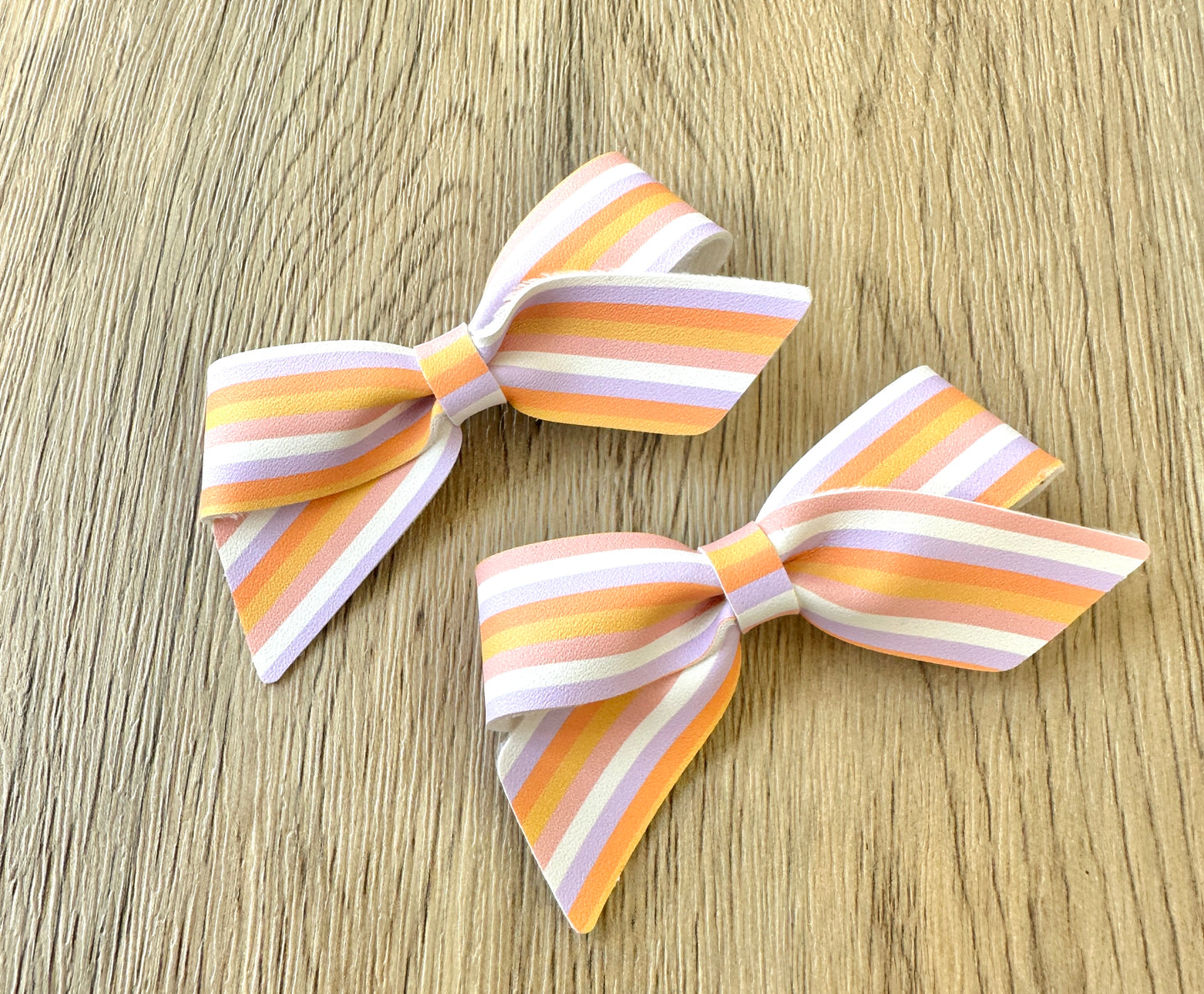 Pastel Halloween Stripe Blakley Pigtail Set