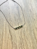 Babies on Earth and Heaven Bar Necklace