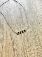 Babies on Earth and Heaven Bar Necklace
