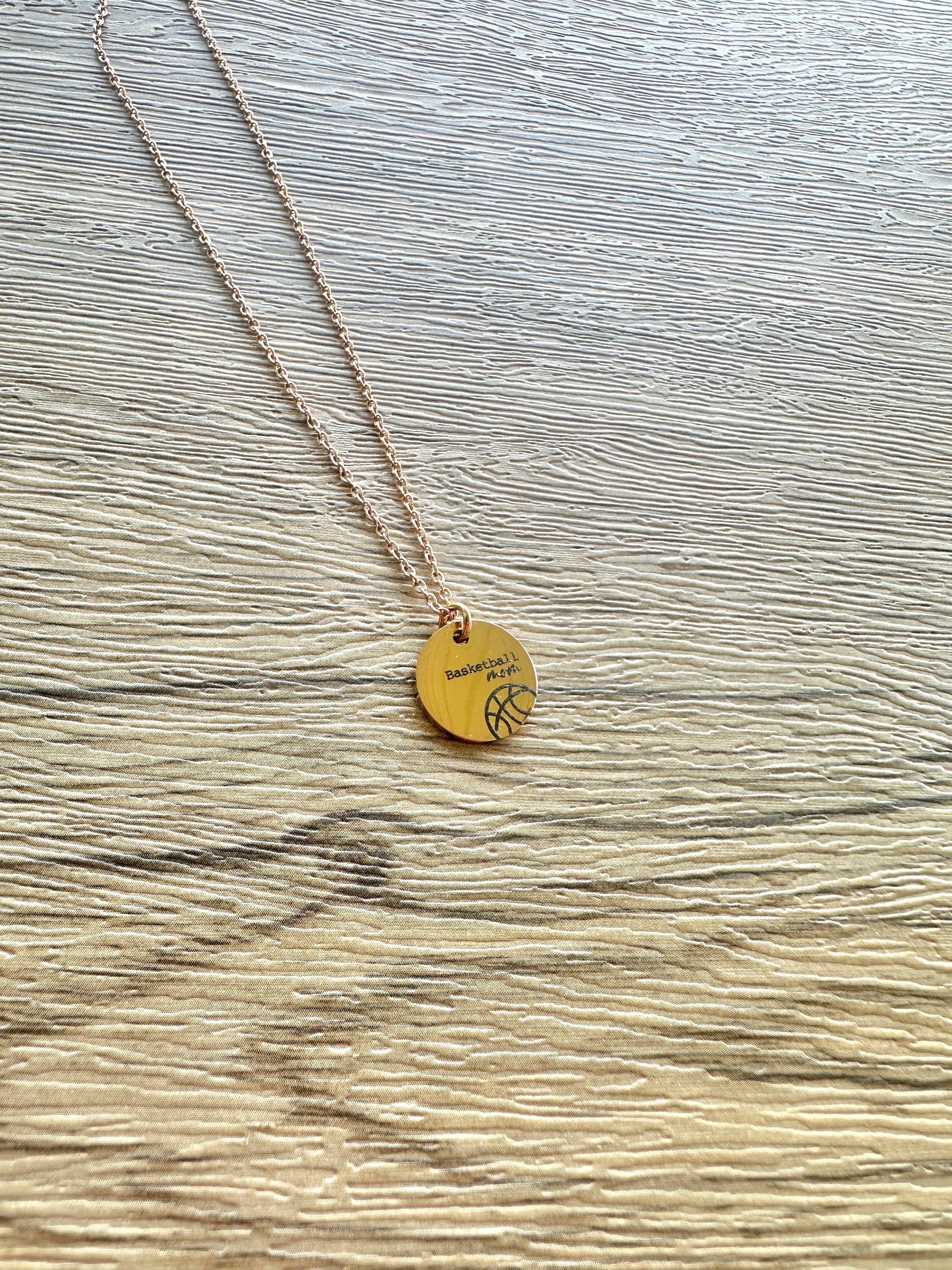 Round Sports Mom Necklaces- 14 sports