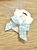 Blue Plaid Daisy Blakely Bow