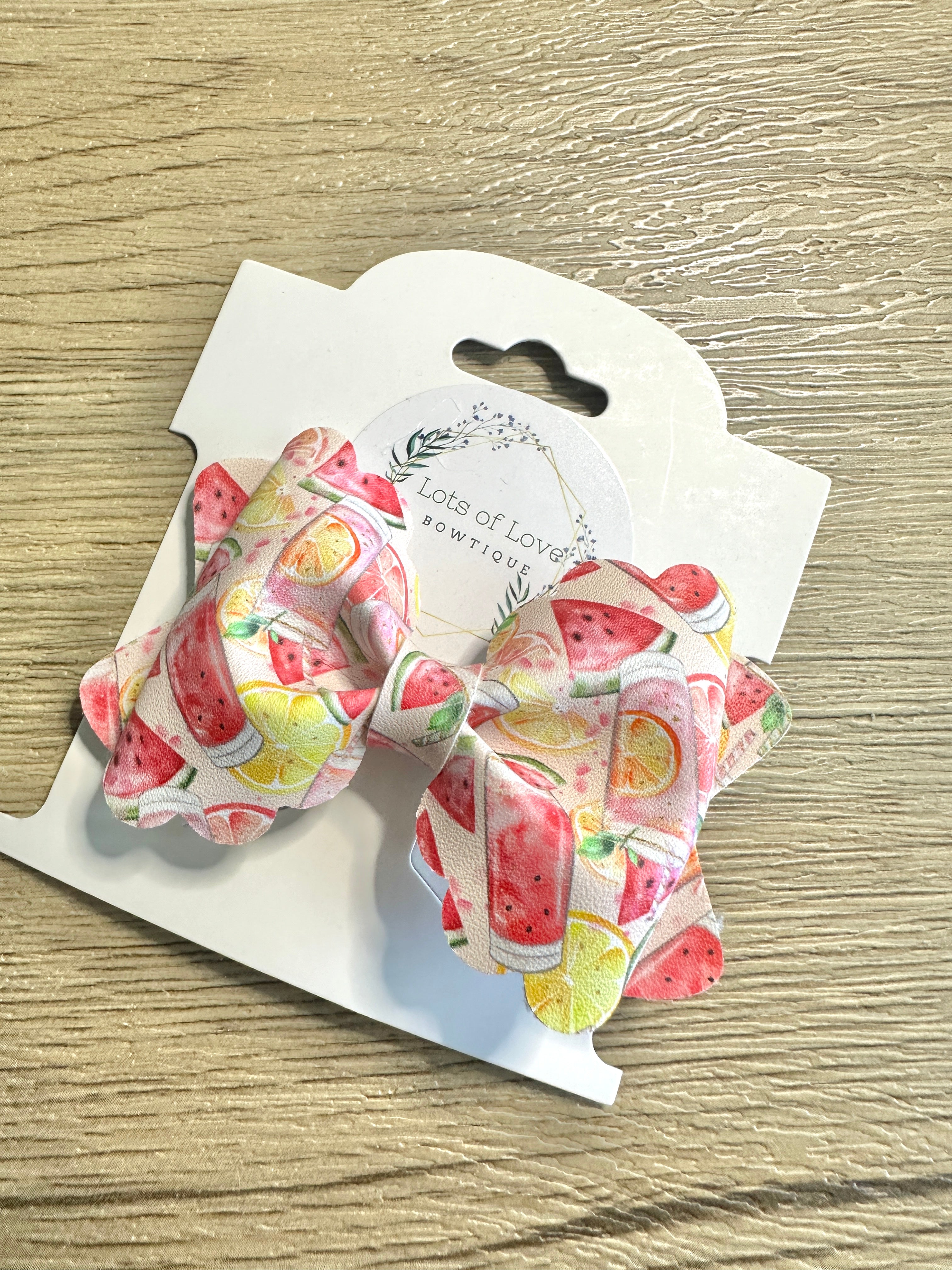 Watermelon Lemonade Grace Bow