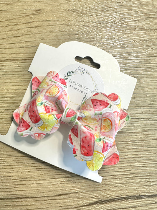 Watermelon Lemonade Grace Bow