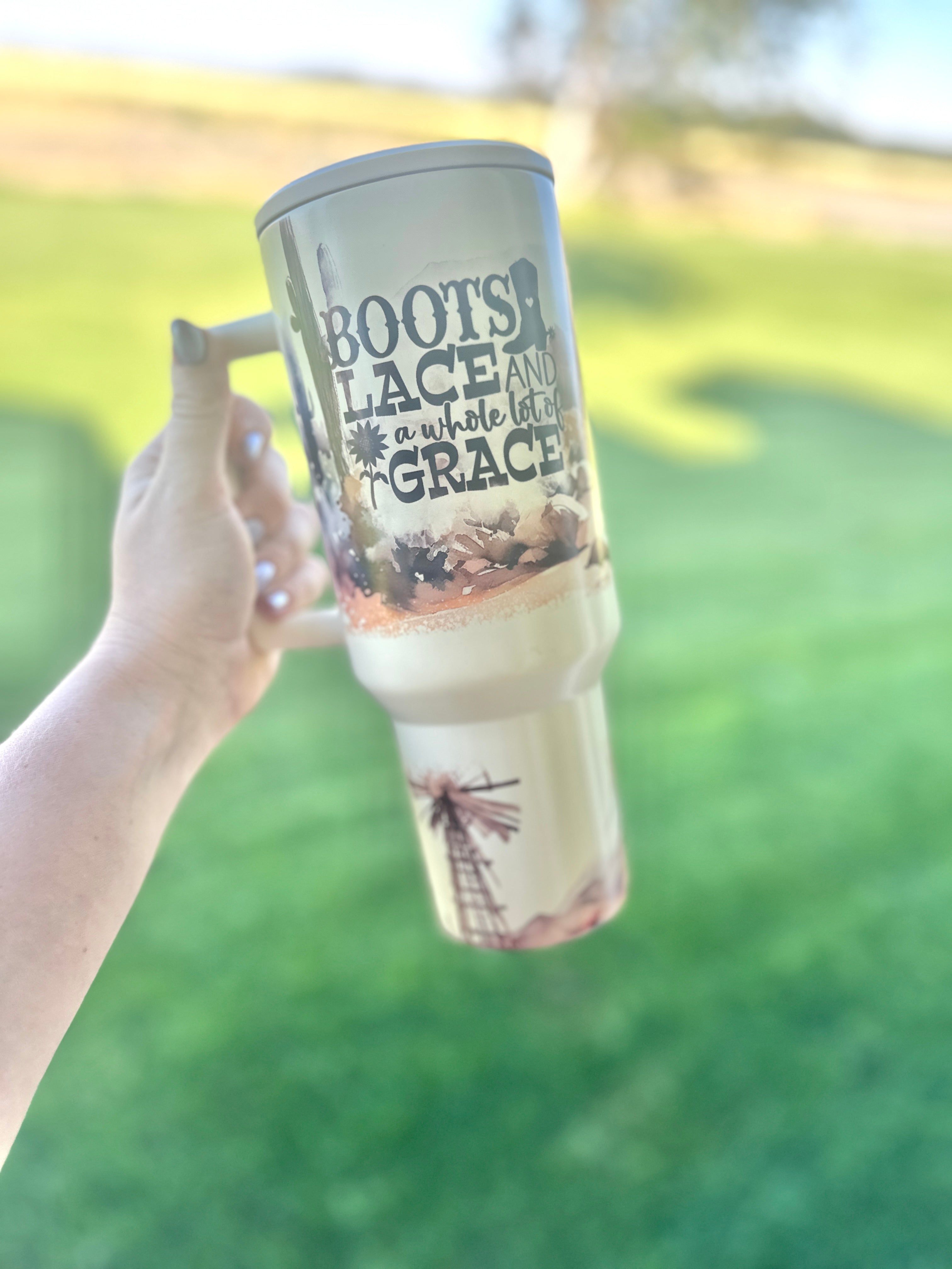 Boots and Lace 40 oz 3.0 Style Tumbler