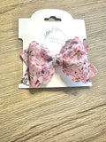 Purple Floral Grace Bow