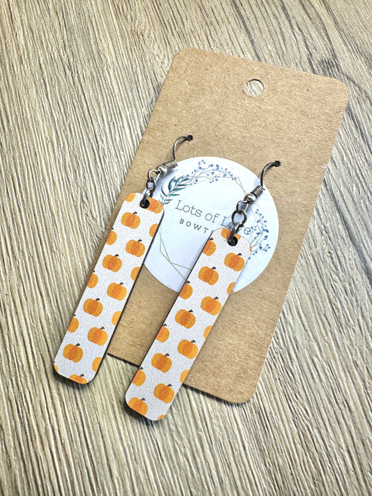 Pumpkin Bar Earrings