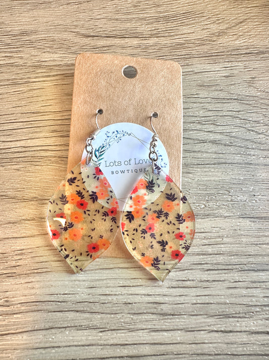 Light Blue Floral Rev. Teardrop (Copy)
