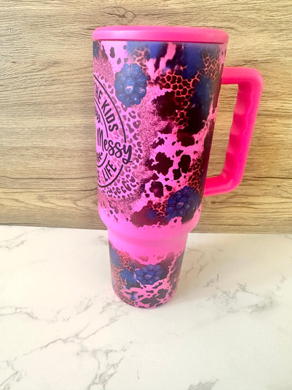 Fuscia It's All a Mess 3.0 40 oz