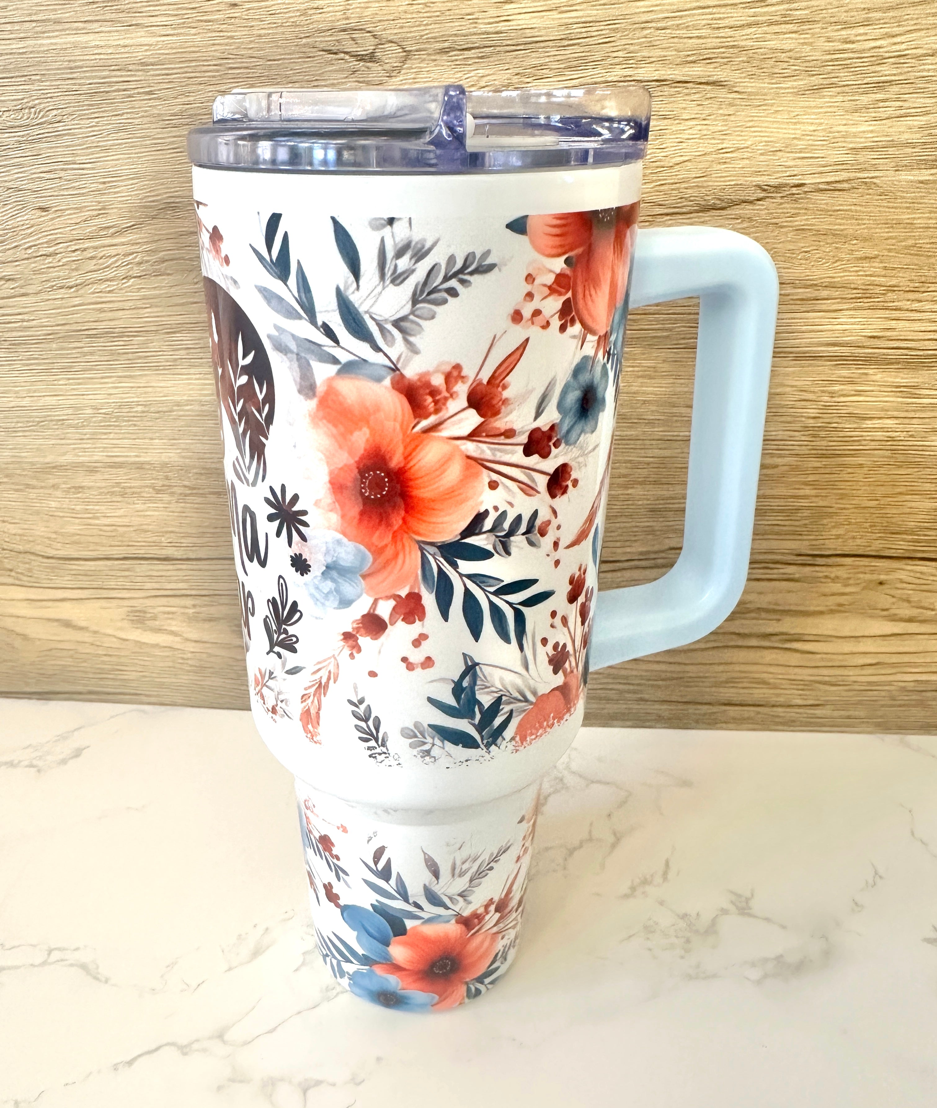 Blue and Orange Mama Bear 4.0 40 oz