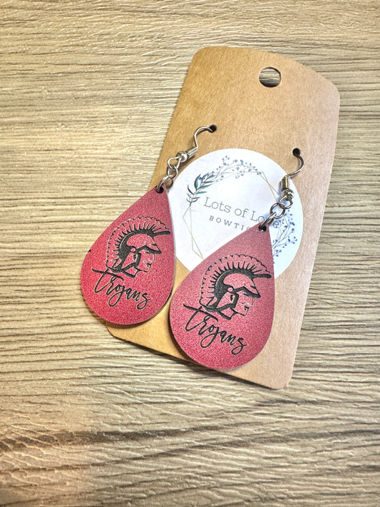 Trojan Mini Teardrop Earrings