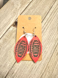 Knights Football Earrings
