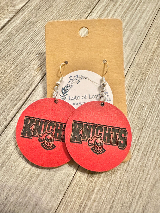 Knight Circle Earrings