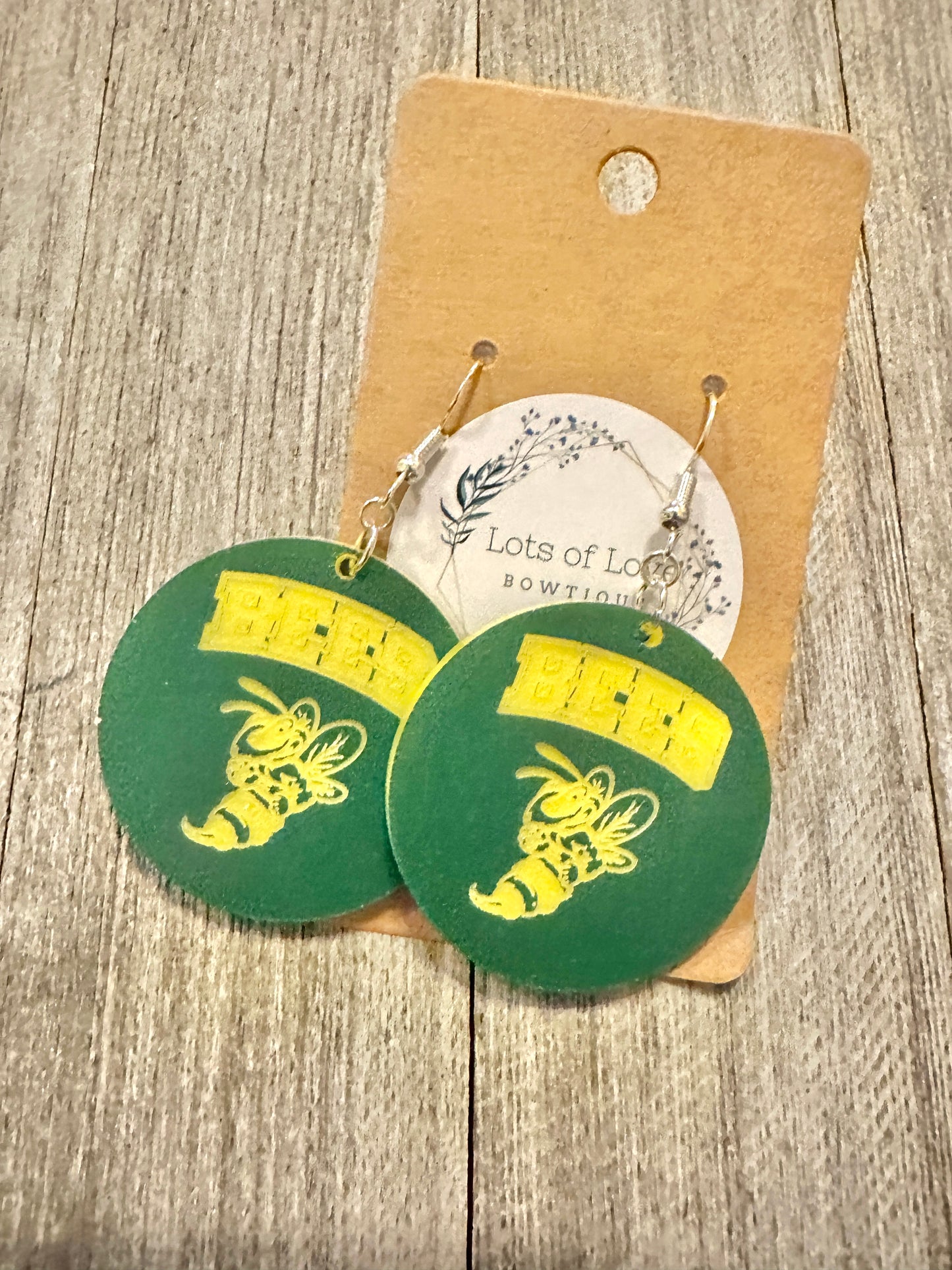 Bees Circle Earrings