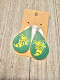 Bees Teardrop Earrings