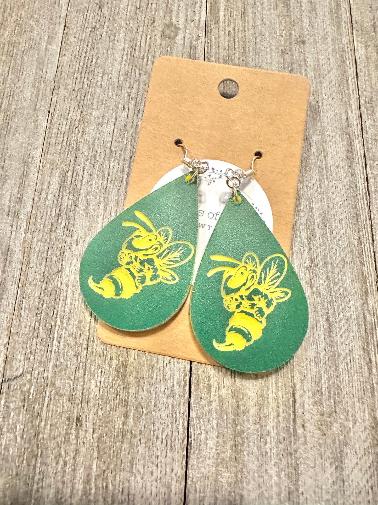 Bees Teardrop Earrings