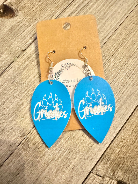 Grizzly Paw Earrings
