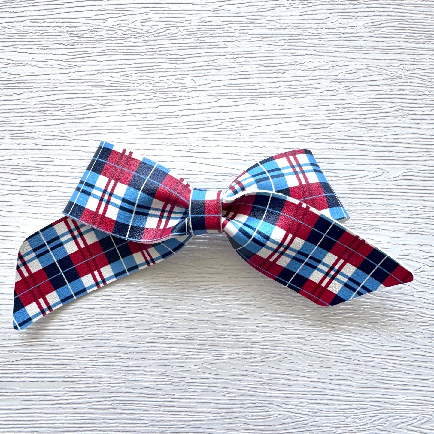 Patriotic Plaid Blakely Bow