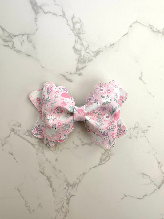 Pink Woodland Grace Bow