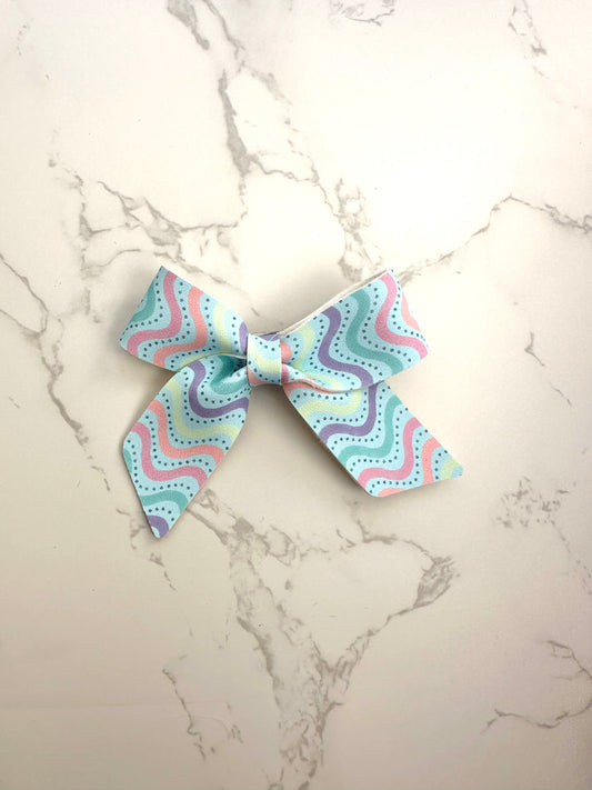 Pastel Wave Blakley Bow