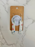 Spring Floral Bar Earrings