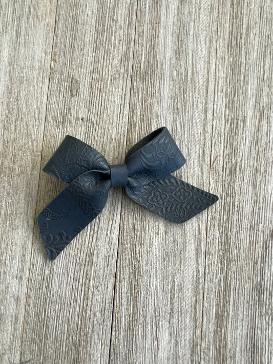 Navy Embossed