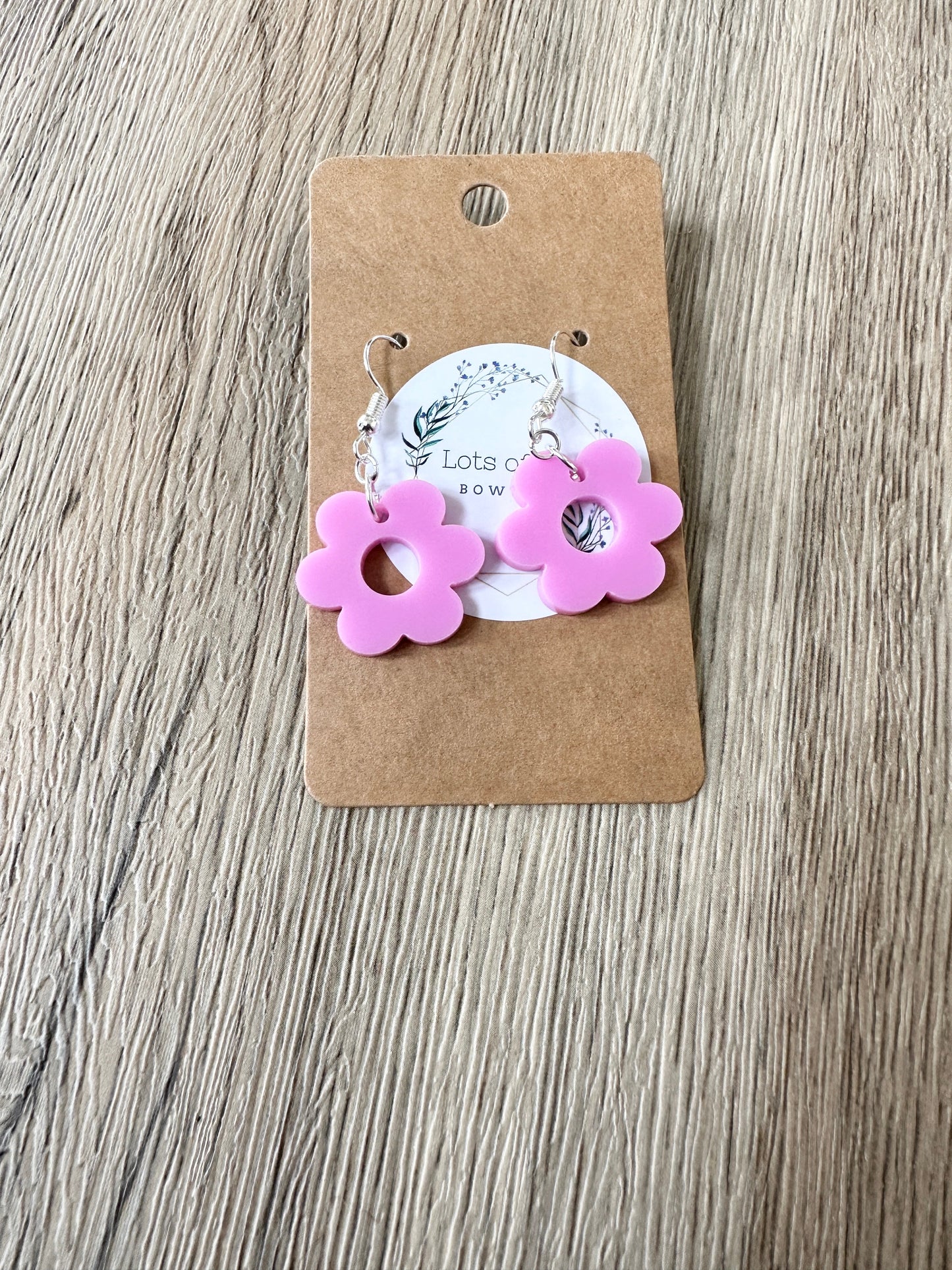 Bubble Gum Mini Daisy Earrings