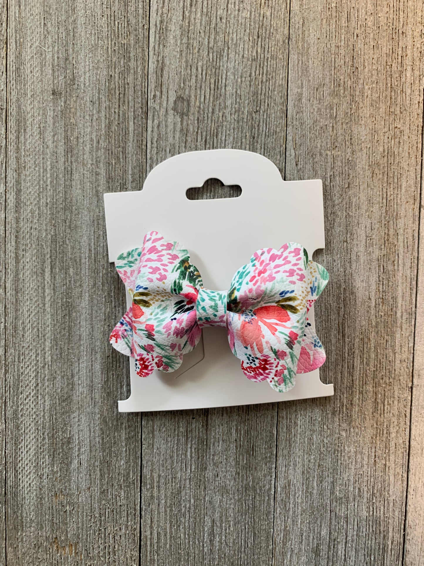 Watercolor Floral Grace Bow