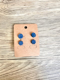 Blue Circle Blue Daisy Stud Set
