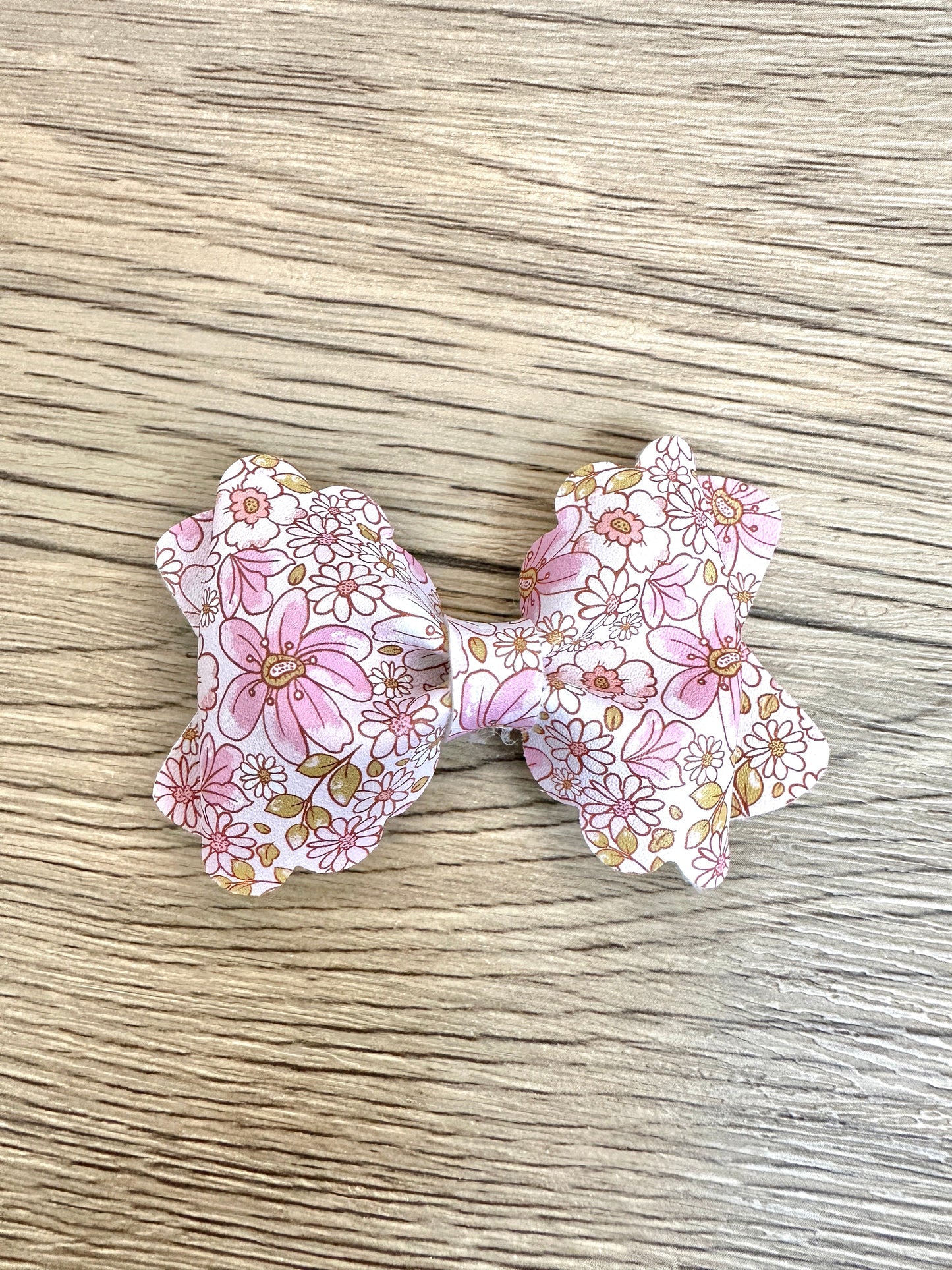 Pink with Gold Floral Grace