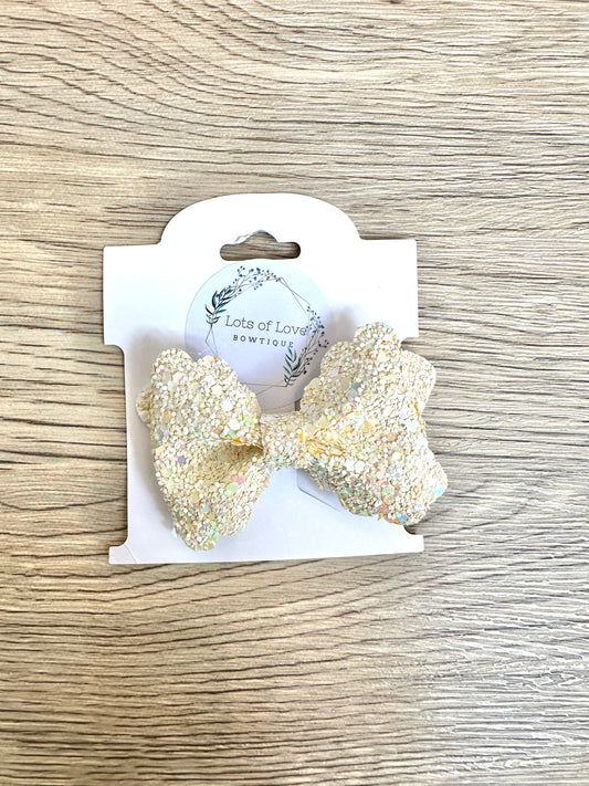 Light Yellow Glitter Grace
