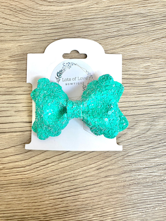 Seafoam Glitter Grace