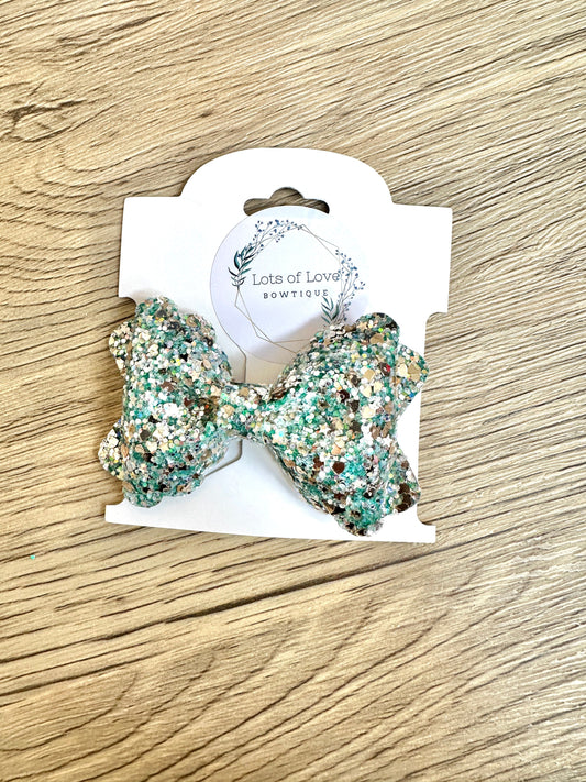 Mint and Gold Glitter Grace
