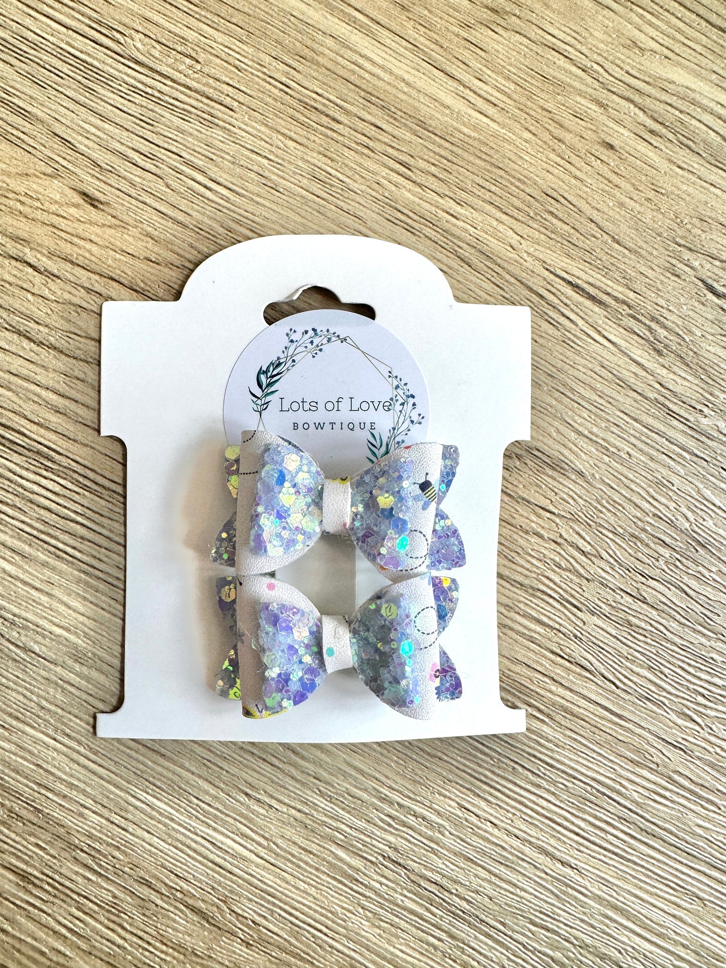 Speckles Top Mini Payton Pigtail Set