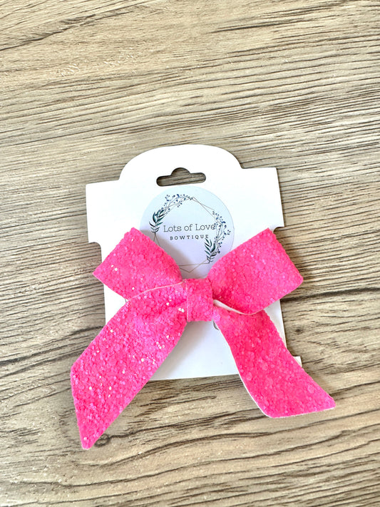 Neon Pink Glitter Blakley