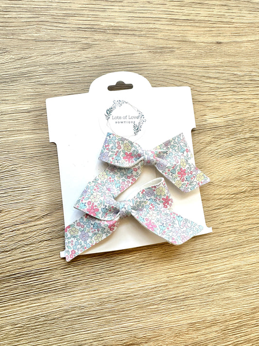 Spring Floral Blakley Pigtail Set