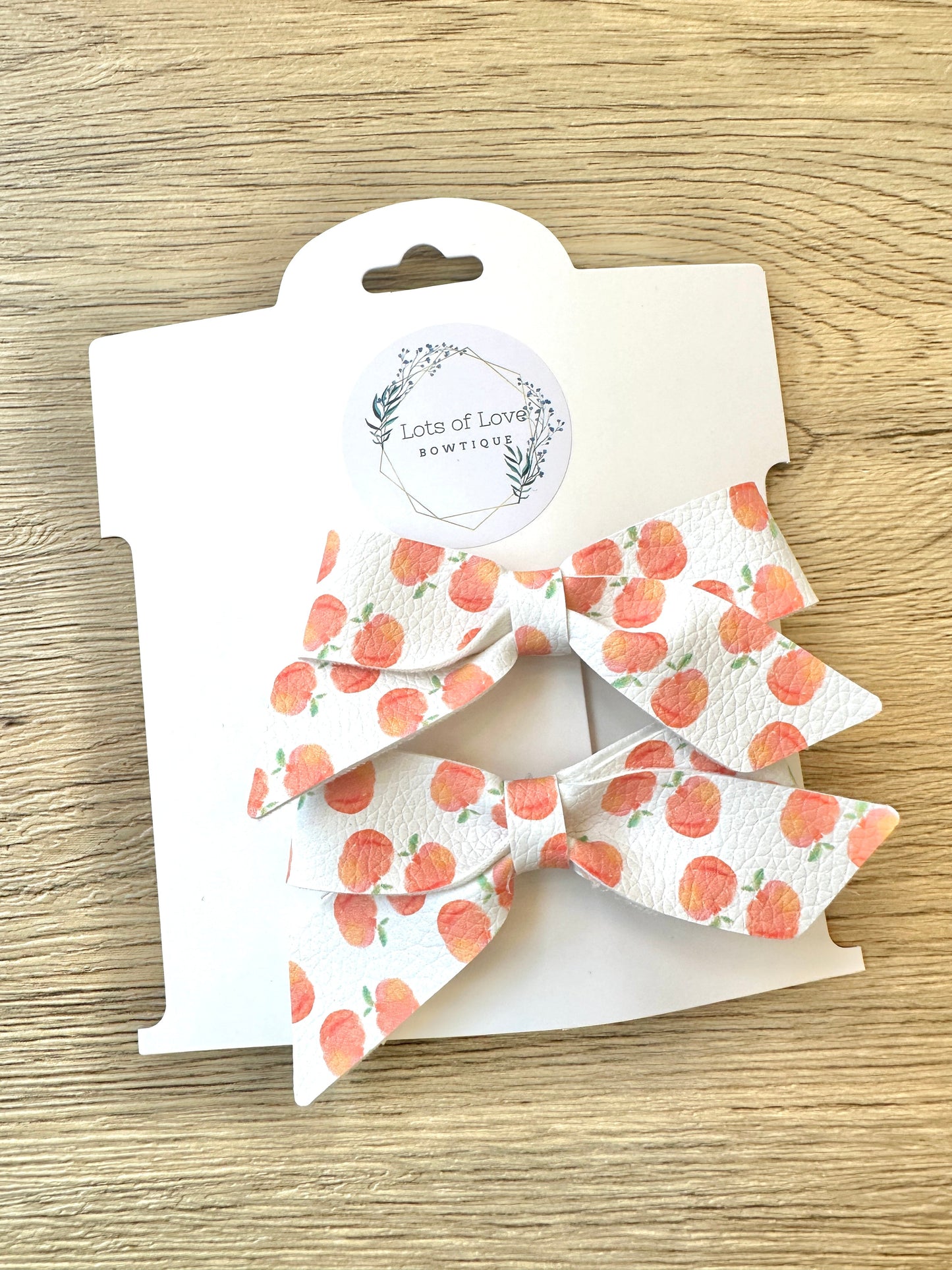 Peach Blakley Pigtail Set