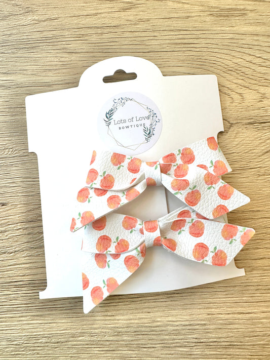 Peach Blakley Pigtail Set