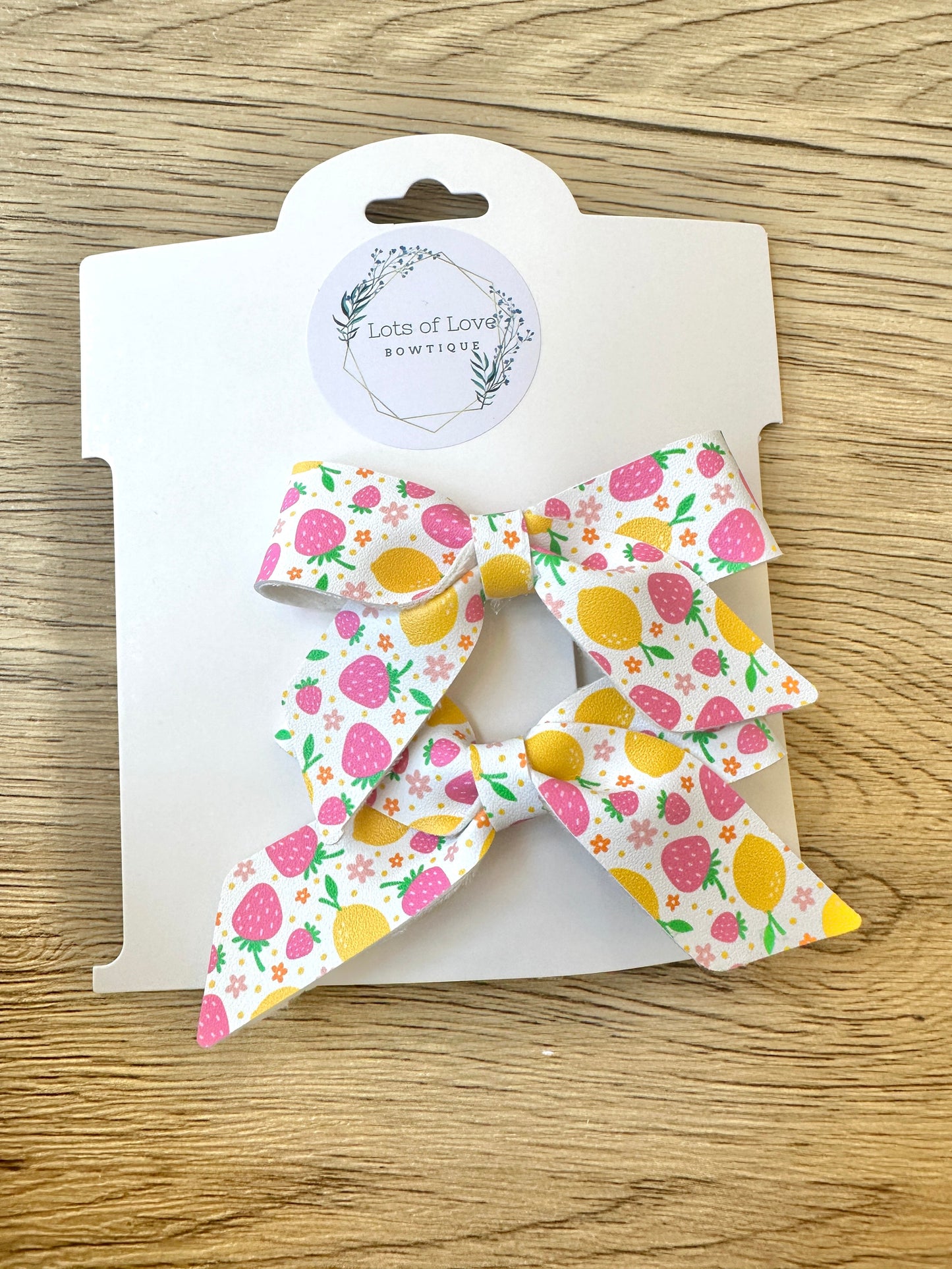 Strawberry Lemondade Blakley Pigtail Set
