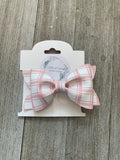 Pink Plaid Jordyn Bow