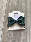 Green Leopard Jordyn Bow
