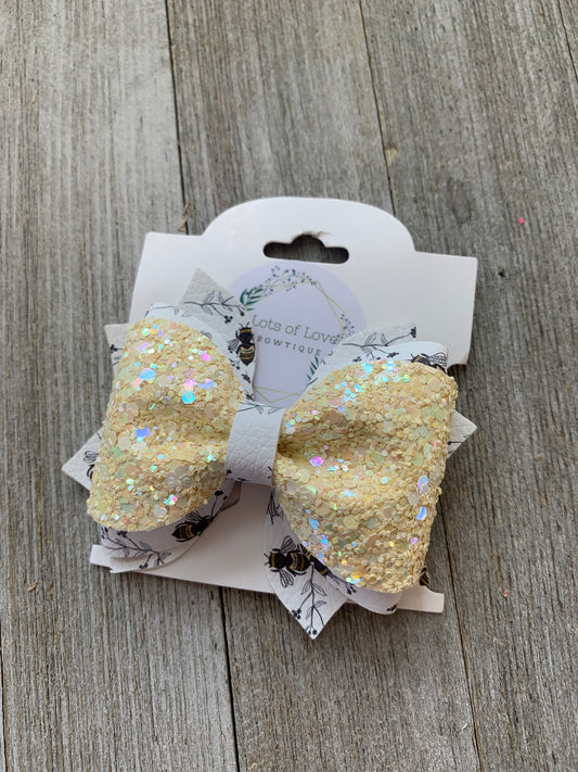 Glitter Bee Phoebe Bow