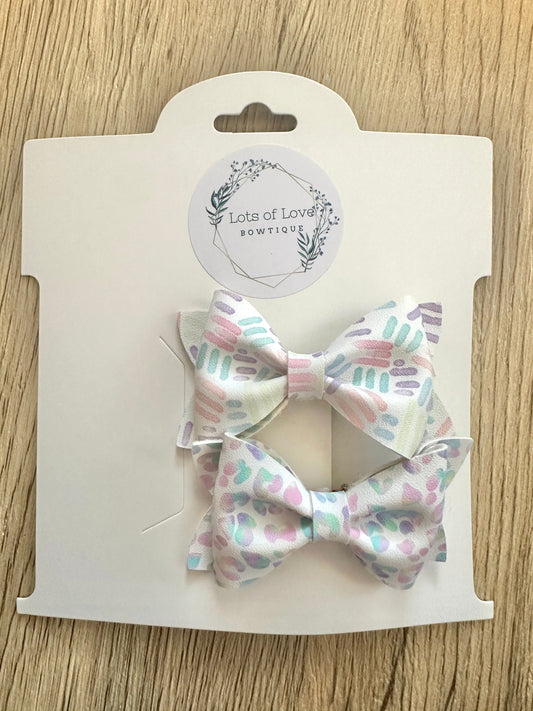 Dash and Leopard Ponytail Set