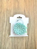 Mint Felt Flower Clip