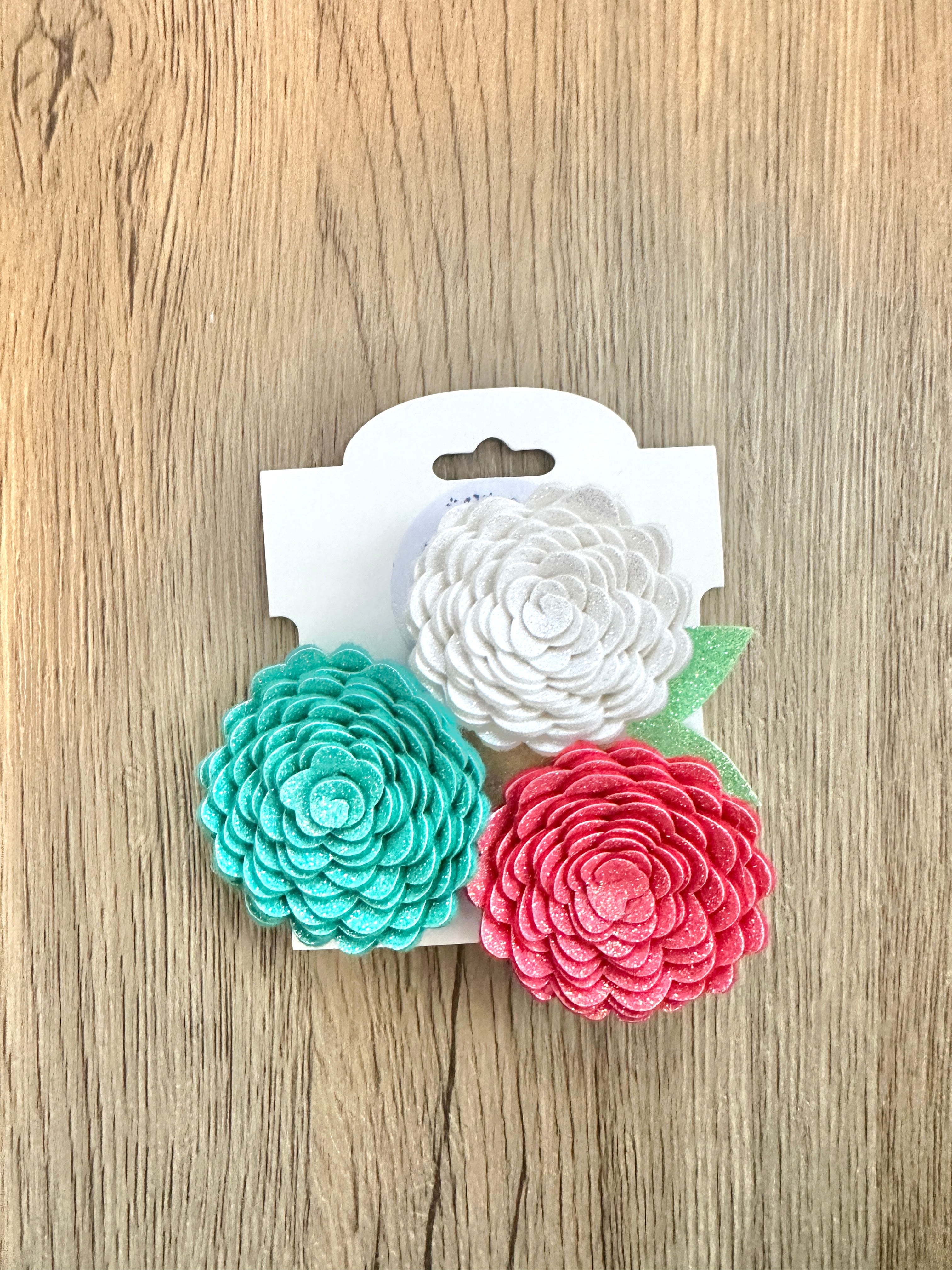 Triple Flower Clip