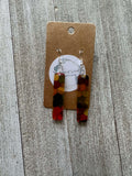 Stained Glass Bar Earrings