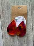 Stained Glass Teardrop EArrings