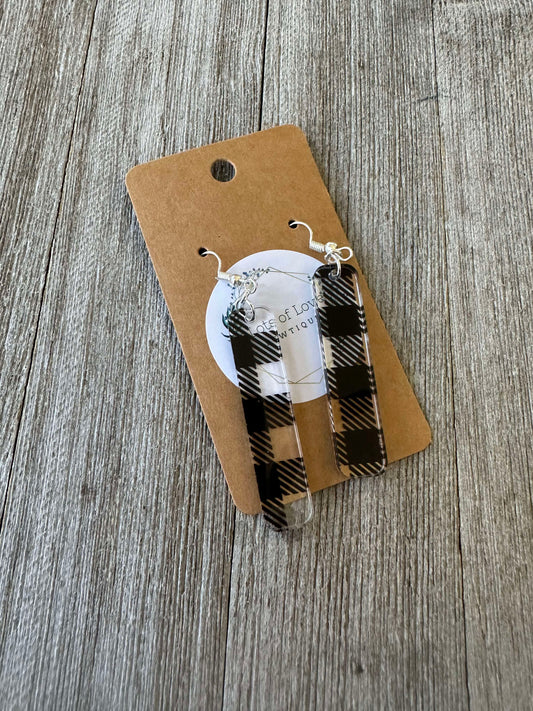 Black Plaid Bar