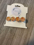 Fall Glitter Hexagon Inlay