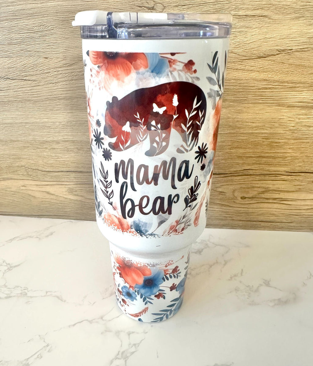 Blue and Orange Mama Bear 4.0 40 oz
