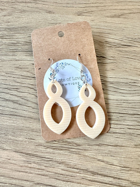 Vanilla Infinity Earrings